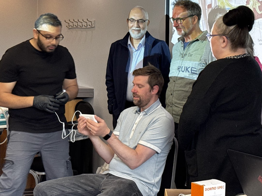Hands-on ear wax removal training