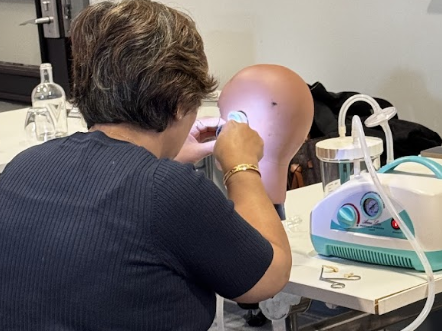 Hands-on ear wax removal training
